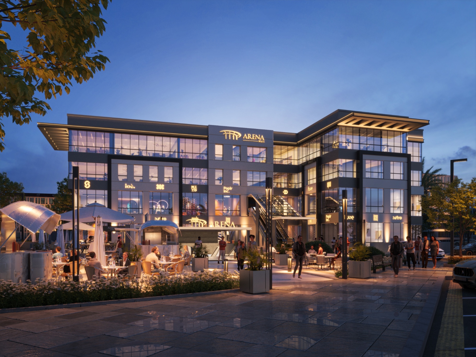 Arena Mall premium architectural exterior